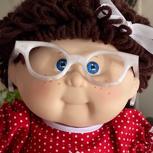 Replacement Glasses for Vintage Cabbage Patch Kids HM8 and other Kids- White - Picture 5 of 6
